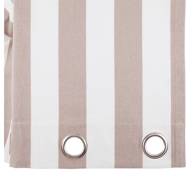 2Lif Mireille curtain nature 140 cm x 260 cm 8 rings