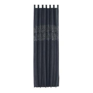2Lif Florence gordijn zwart 140x245cm