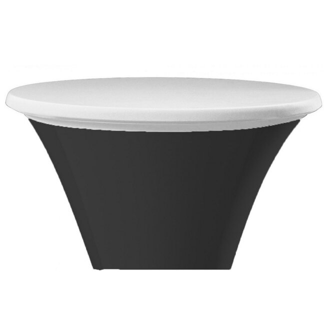 2Lif Torino Stretch Statafelhoes topper wit 90cm round