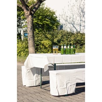 2Lif Bier tafelset textiel champ. 2460 1st 100x260cm/ 2st 220x25x45cm