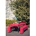 2Lif Beer Tableset Vlamvertragend rood 3304 1st 100x260cm/ 2st 220x25x45cm