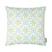 2Lif Mila Outdoor green/aqua Cushion 47 cm x 47 cm