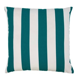 2Lif Lef grote streep outdoor petrol kussen 45x45cm