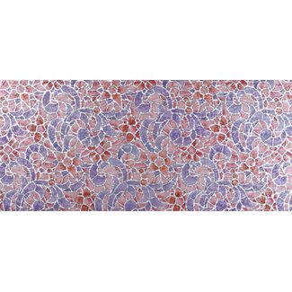 2Lif Reims Zelfklevende Folie Mini rol bl/roze 45cmx2mtr