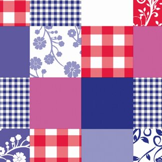 2Lif Patchwork Zelfklevende Folie Mini rol multi 45cmx2mtr