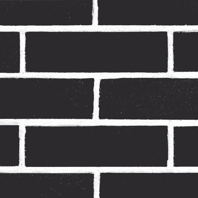 2Lif Brick Zelfklevende Folie Mini rol zwart 45cmx2mtr