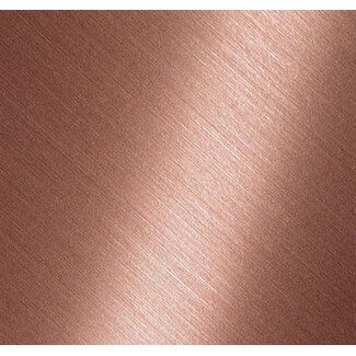 2Lif Stainless Zelfklevende Folie Mini rol rose goud 45cmx1,5mtr