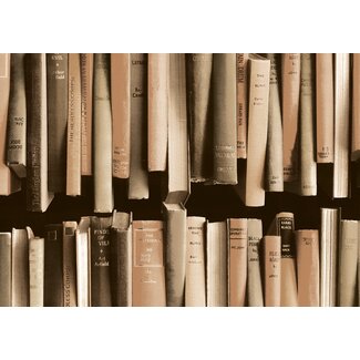 2Lif Book Stack Vintage Zelfklevende Folie Mini rol multi 45cmx2mtr