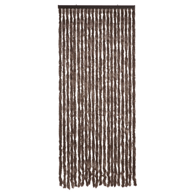 2Lif Martinique Uni Vliegengordijn bruin 90x210cm