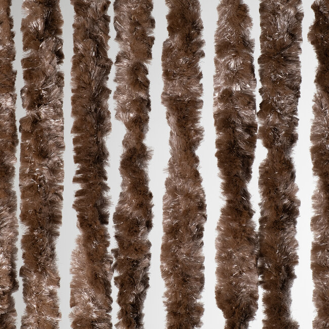 2Lif Martinique Uni Vliegengordijn bruin 90x210cm