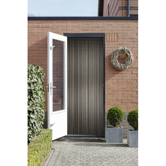 2Lif Saba Vliegengordijn grijs 90x220cm