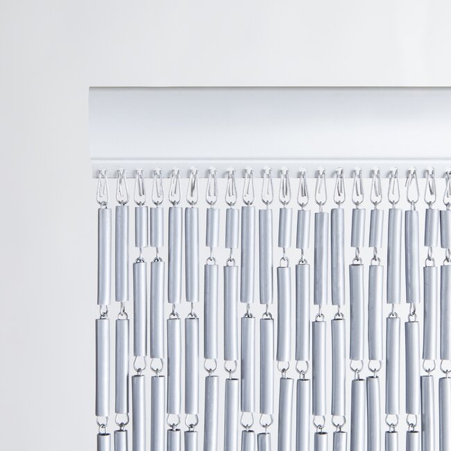 2Lif Havana Vliegengordijn zilver grijs 100x230cm
