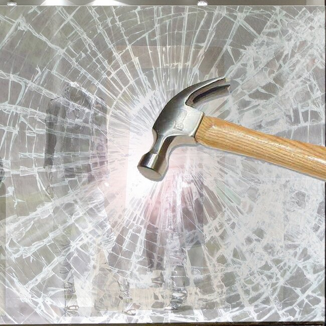 2Lif Uv Safe Statische raamfolie Mini rol transparant 75cmx2mtr