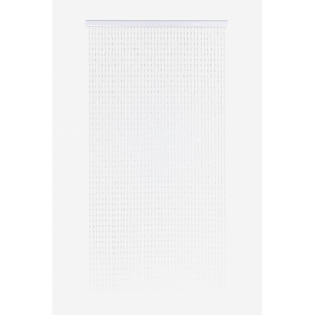 2Lif Kristal Vliegengordijn zwart/wit 90x200cm