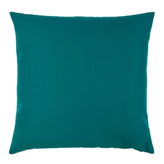 2Lif Lef uni buitenkussen petrol 60x60cm