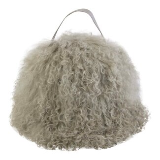 Mars & More deurstopper schaap krulhaar grijs 15cm