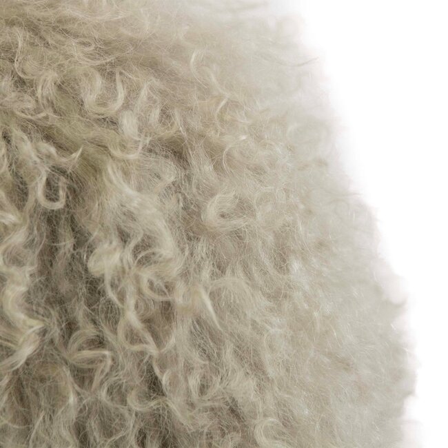 Mars & More deurstopper schaap krulhaar grijs 15cm