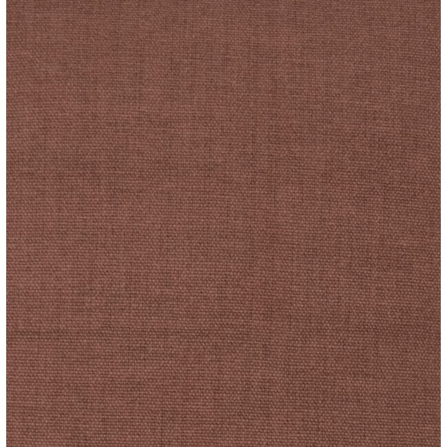 Linen & More Solid Canvas kussen bruin 45x45cm