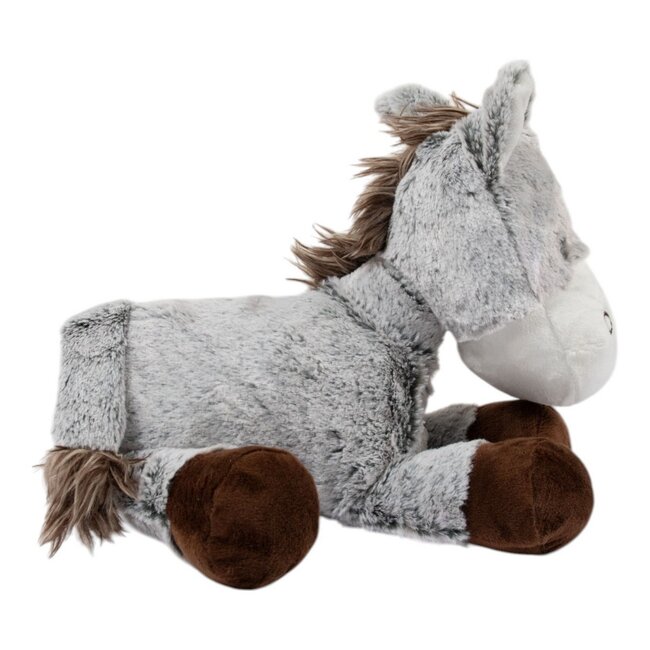 Mars & More Knuffel Grijze ezel Buzz groot 28cm
