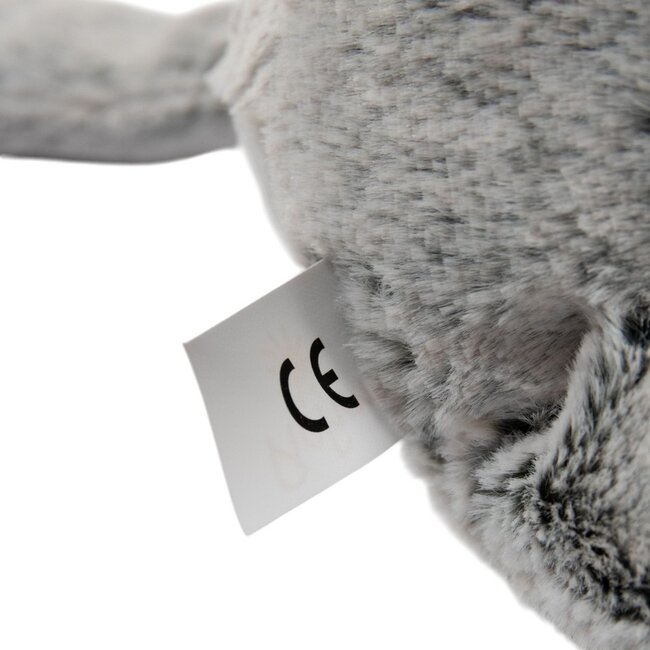 Mars & More Knuffel Grijze ezel Buzz groot 28cm