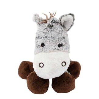 Mars & More Knuffel Grijze ezel Buzz middel 23cm