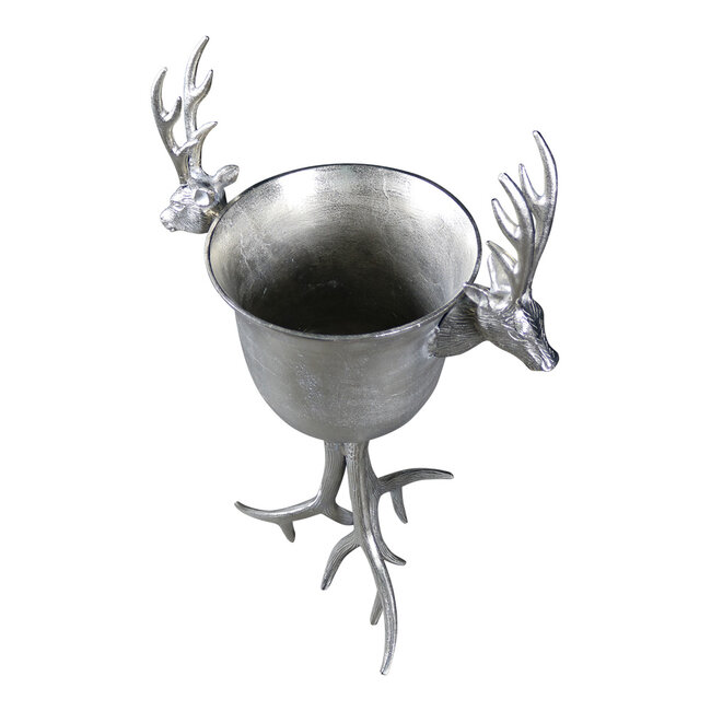 Mars & More wijnkoeler op standaard hert 77cm