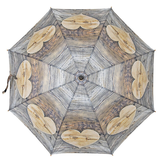 Mars & More paraplu hout hart 105cm