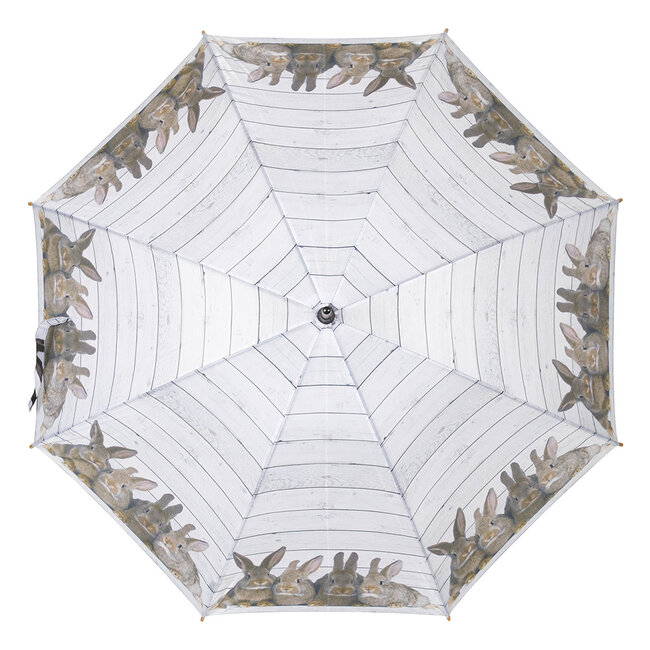 Mars & More paraplu steigerhout konijnen 105cm