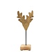 Mars & More staand hert mango hout h26 d11x7cm