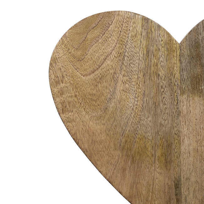 Mars & More staand hart mango hout h62 d15x35cm
