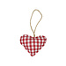 Mars & More hanger katoen hart rood 10cm