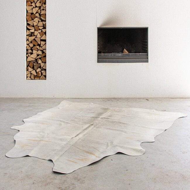 Mars & More vloerkleed koe natuur grijs 250cm