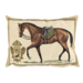 Mars & More gobelin kussen paard zadel groen 30x45cm
