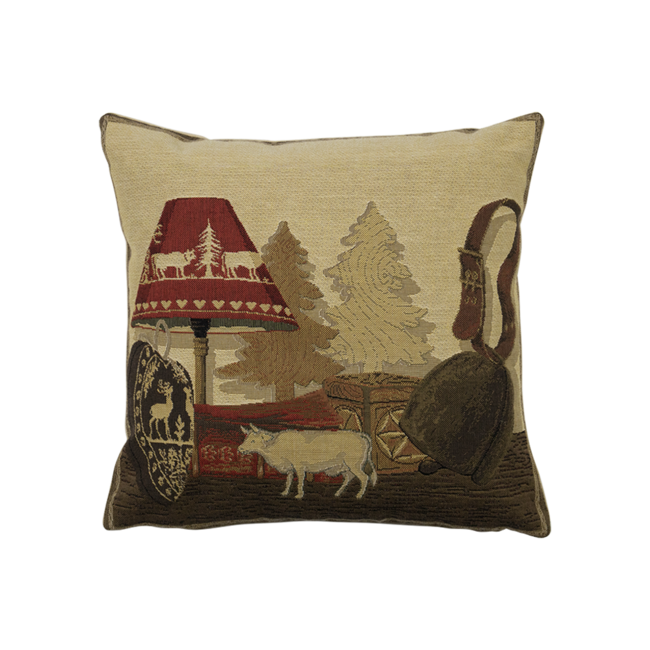 Mars & More gobelin kussen winter lamp 33x33cm