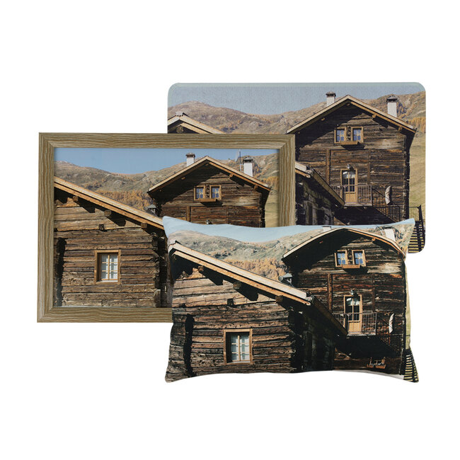 Mars & More canvas kussen oude schuur 40x60cm