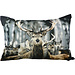 Mars & More canvas kussen winter hert 40x60cm