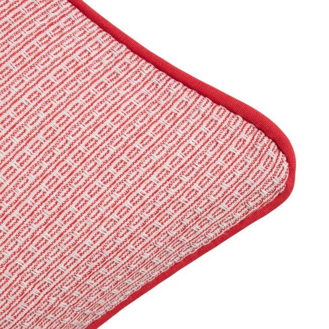 Linen & More Hyacinth Kussen wafel rood 45x45cm