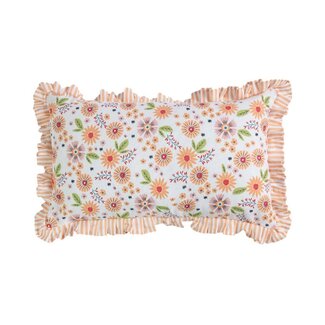 Linen & More Louisa Kussen bloem ruffle 30x50cm