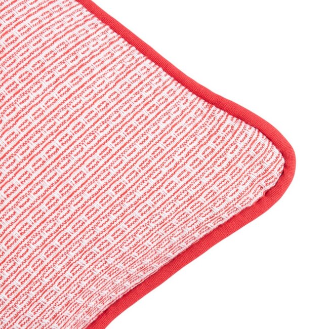Linen & More Hyacinth Kussen wafel rood 30x50cm