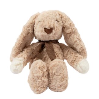 Mars & More Knuffel Beige konijn Jojo sjaal middel 25cm