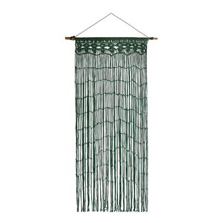 2Lif Deurgordijn Macrame groen 90 x 200cm