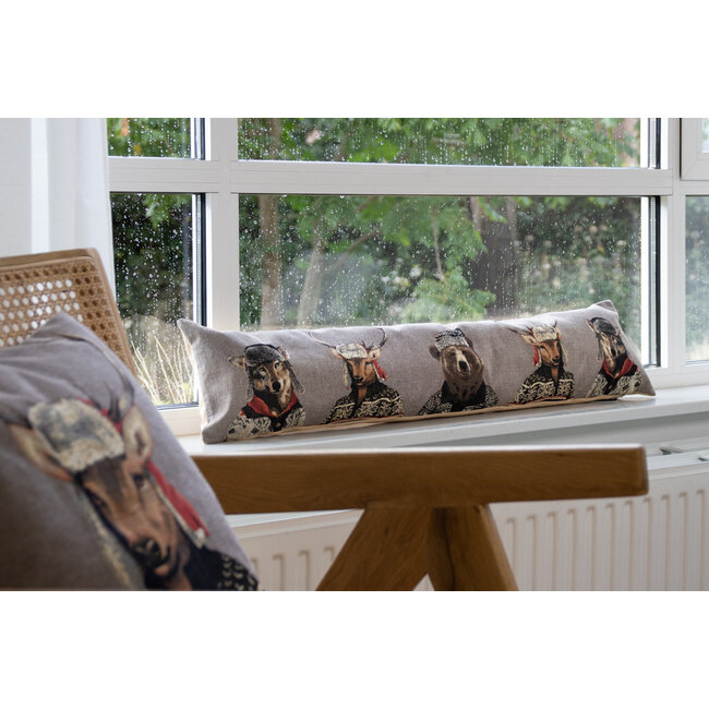 Mars & More gobelin tochtkussen nordic friends 20x90cm