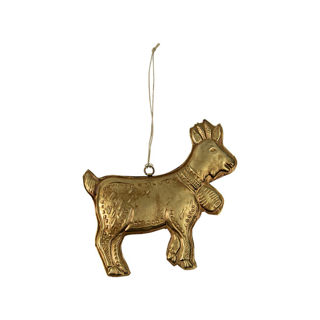 Mars & More hanger ijzer geit goud 15cm