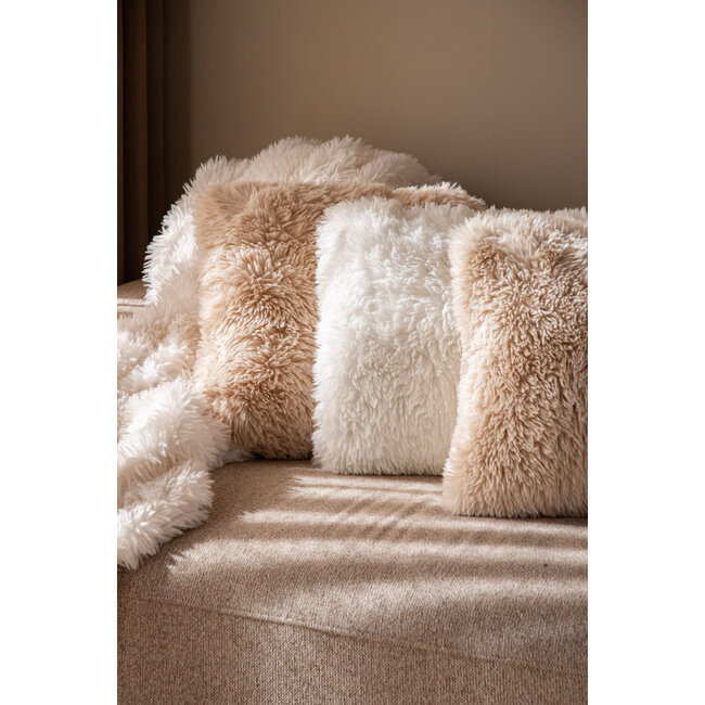 Mars & More groot kussen beer wit 40x60cm