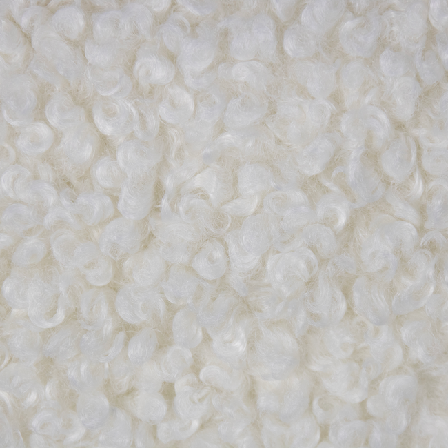 Mars & More vloerkleed teddy krul wit dia 120cm