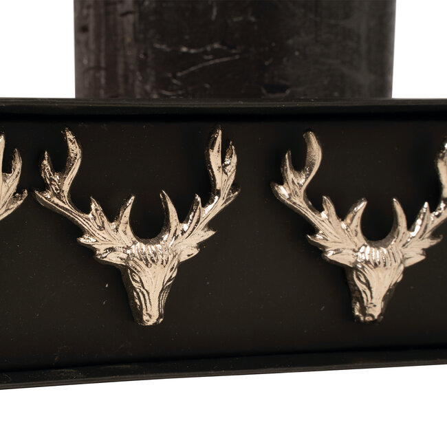 Mars & More kaarsenpin hert goud 5cm (set of 4)*