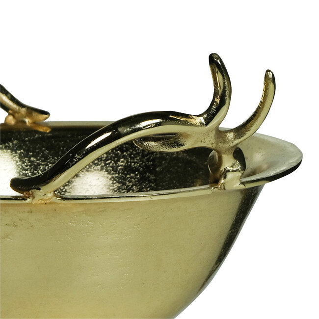 Mars & More schaal gewei champagne goud large