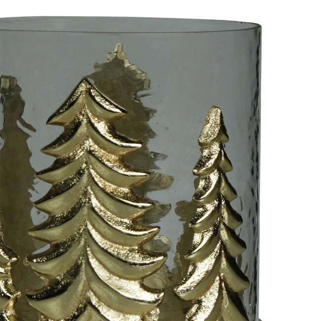 Mars & More windlicht hert champagne goud small