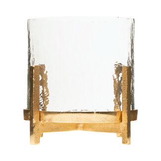 Mars & More windlicht op pootjes champagne goud large