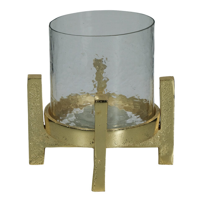 Mars & More windlicht op pootjes champagne goud small